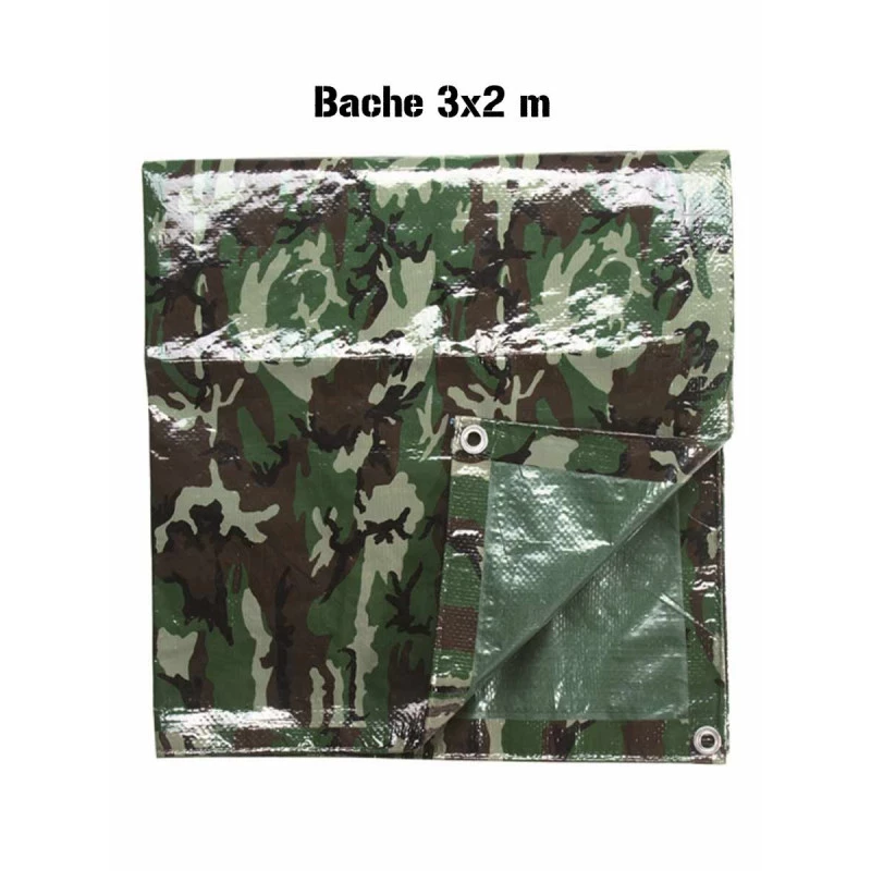 Bache Camouflage Woodland 3x2m - Mil-Tec