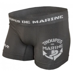 Summit Boxer Caleçon Militaire Troupes De Marine - Noir