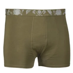 Lot De 2 Boxer Caleçon Skull Vert Armée - Miltec