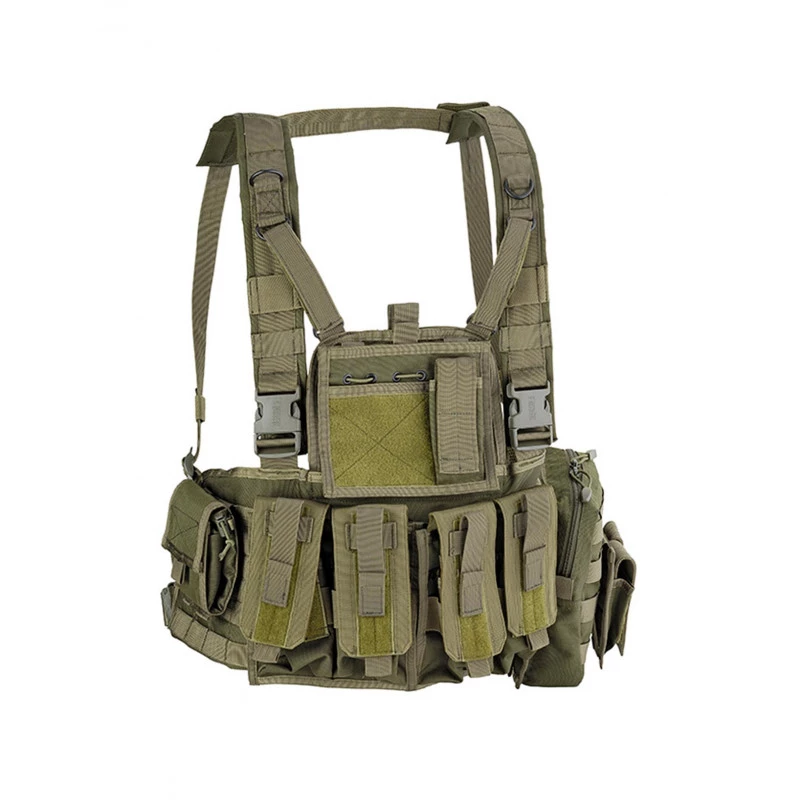 Chest Rig DEFCON 5 Recon 1000D Nylon - Vert OD