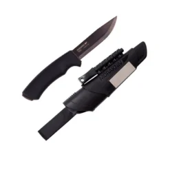 Couteau Mora Bushcraft Survival Lame Carbone - Noir