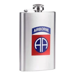 Flasque En Métal 5 Oz 82nd Airborne Acier Stainless