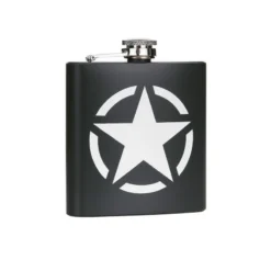 Flasque En Métal 6 Oz US Army Star Acier Stainless
