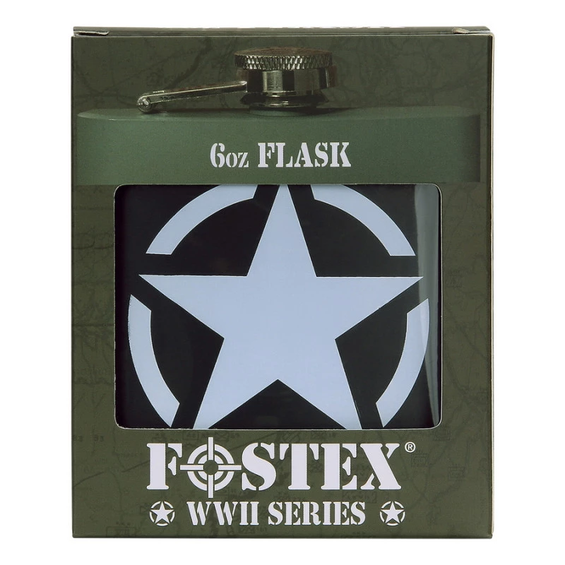 Flasque En Métal 6 Oz US Army Star Acier Stainless - Image 6
