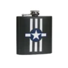 Flasque En Métal 6 Oz USAF Invasion Stripes Acier Stainless