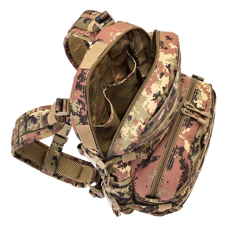 Gilet Porte Plaque Avec Sac A Dos Amovible DEFCON 5 - Vegetato - Image 4