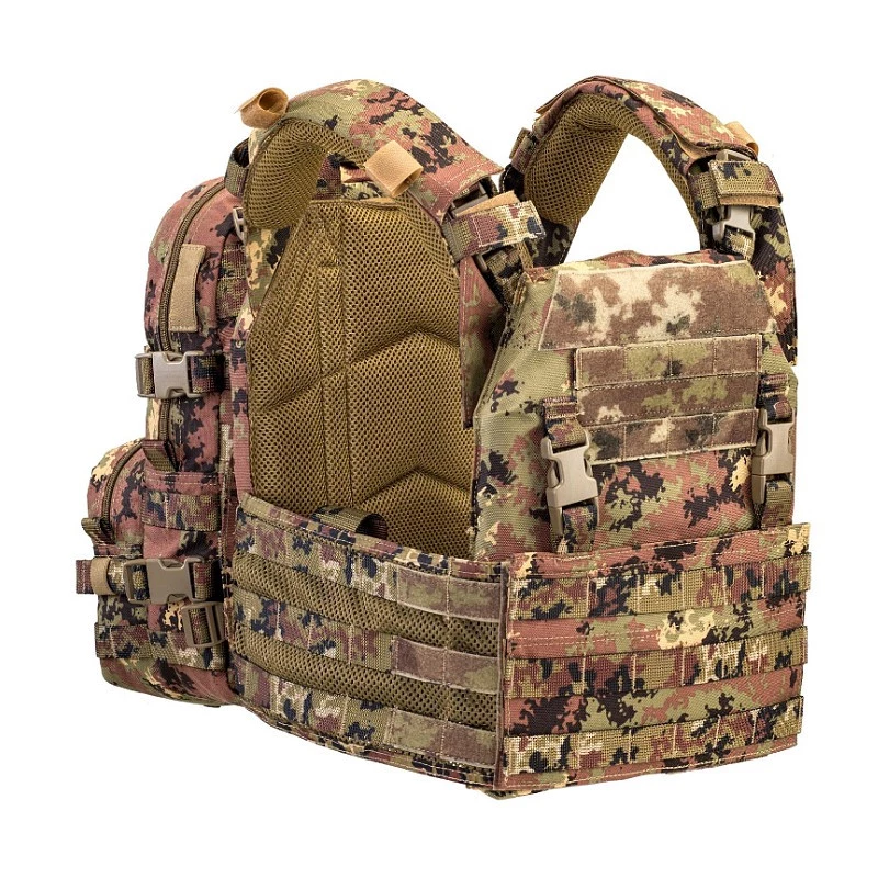 Gilet Porte Plaque Avec Sac A Dos Amovible DEFCON 5 - Vegetato