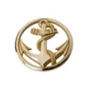 Insigne De Béret Doré Troupes De Marine Sans Marque