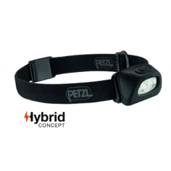Lampe Frontale Hybrid éclairage 4 Couleurs Tactikka +RGB Noir - 350 Lumens Petzl