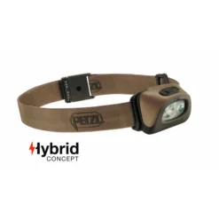 Lampe Frontale Hybrid éclairage 4 Couleurs Tactikka +RGB Tan - 350 Lumens Petzl