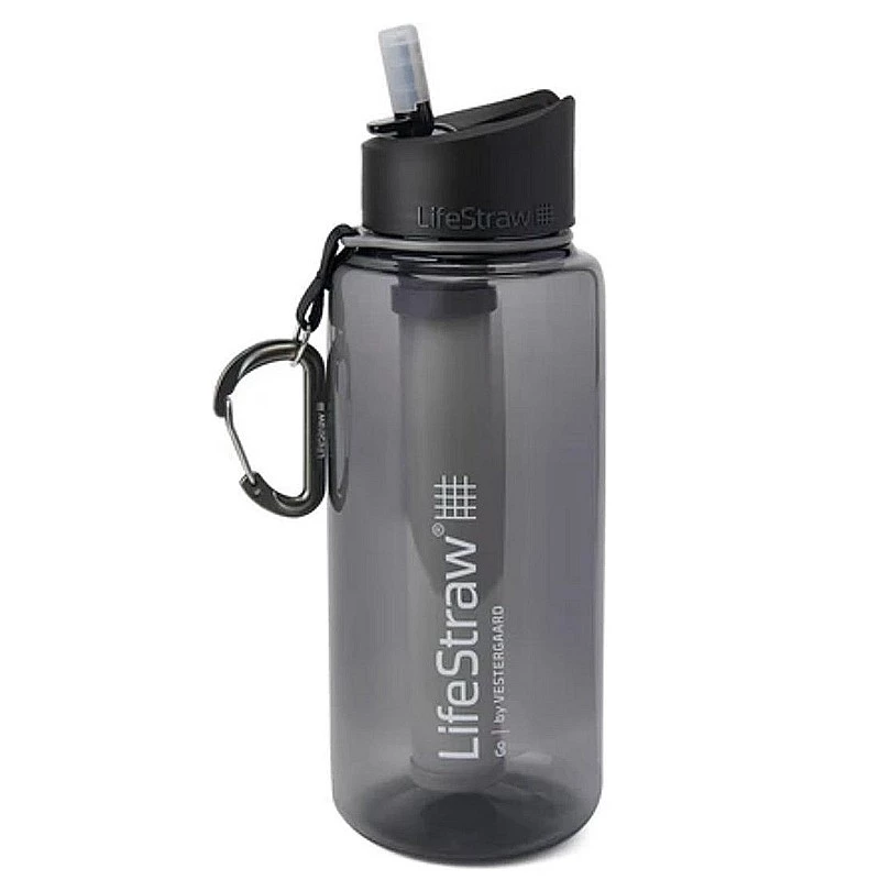 LIFESTRAW GO TRITAN RENEW – Gourde Filtrante Eau 1L Pour Randonnée - Dark Grey