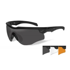 Lunettes De Protection Balistiques Rogue Comm Noir écrans Fumé/incolore/orange Wiley X