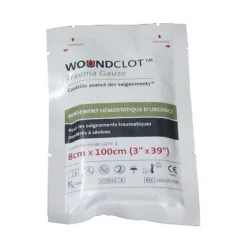Pansement Hémostatique WOUNDCLOT - 8cmx100cm