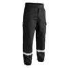 Pantalon F2 Bandes Rétro-réfléchissantes Noir T.O.E. Design