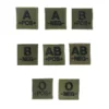 Patch Groupe Sanguin Brode - Vert OD