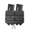 Porte-chargeur Double Côte à Côte Bungy 8BL Noir Pour M4/AR15 Vega