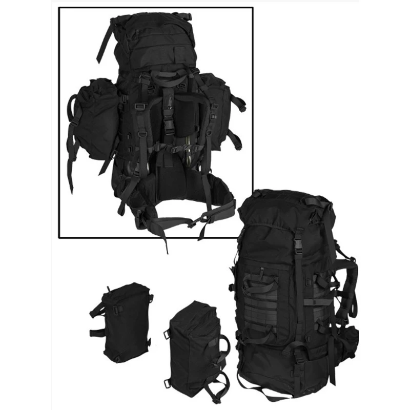 Sac A Dos Militaire Type F2 100L Noir - Teesar - Image 2
