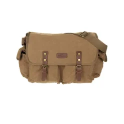 Sac Transport Vintage Coton Canvas - Marron