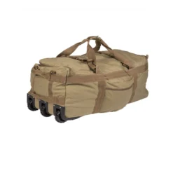 Sac Transport Voyage Triple Roulettes - TAN