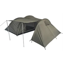 Tente Tunnel 4 Personnes + Espace Rangement