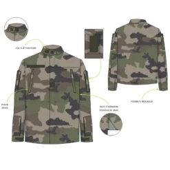 Veste Treillis F3 Camouflage CE Armée Française Zone Eté